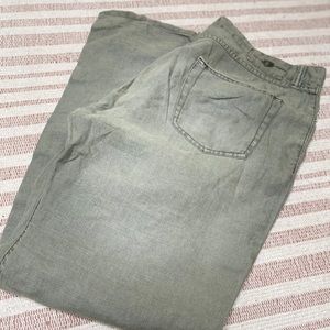 Black Brown Linen Pants